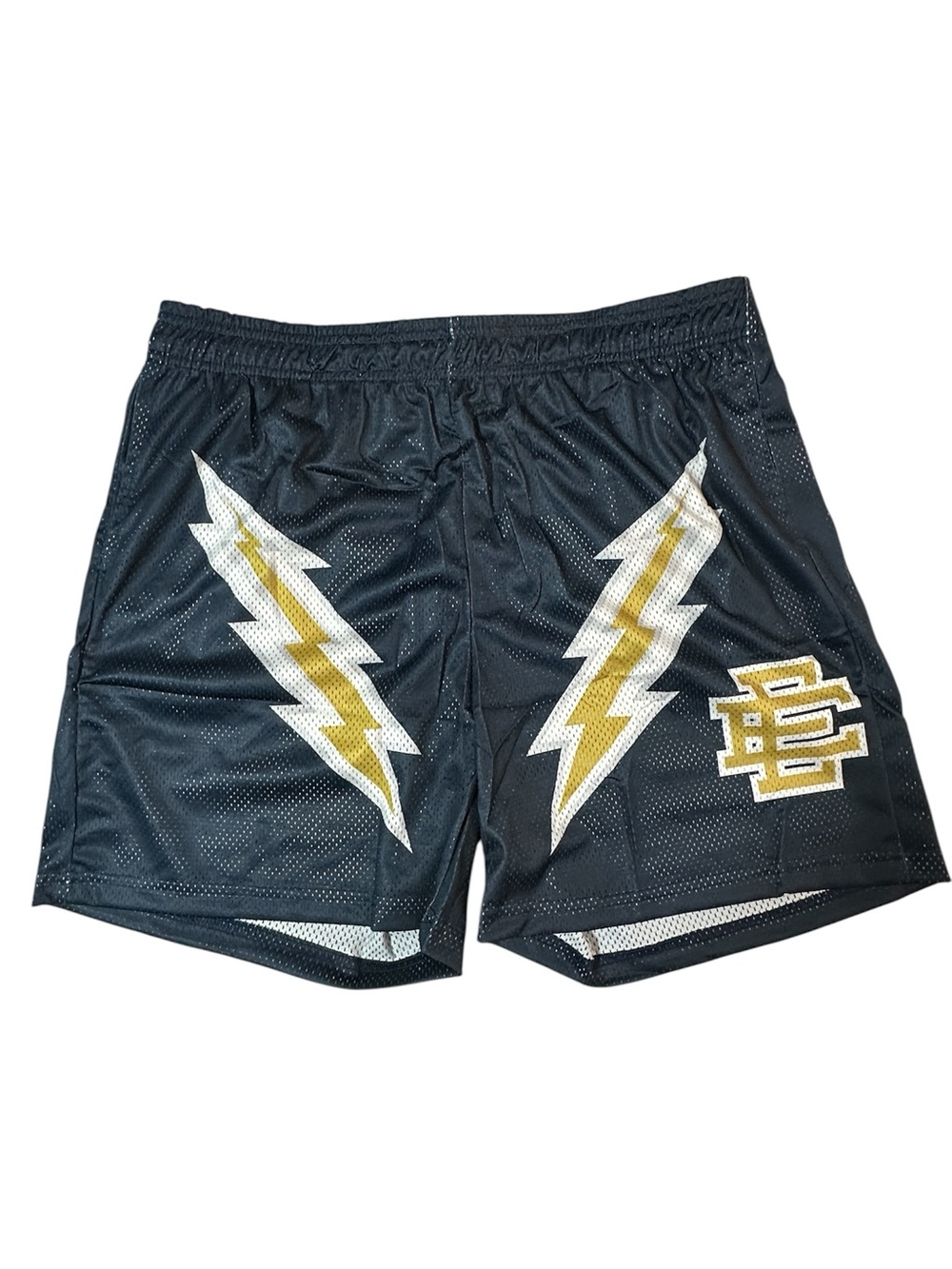 Eric Emanuel EE Basic Navy Bolt Mesh Shorts FW22 Size Large NWT